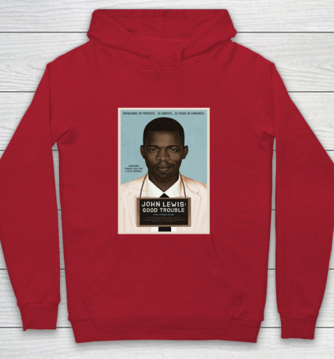 Good Trouble John Lewis Youth Hoodie 9