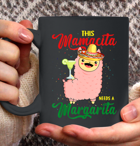 Nurse Shirt This Mamacita needs a Margarita Llama T Shirt Ceramic Mug 15oz