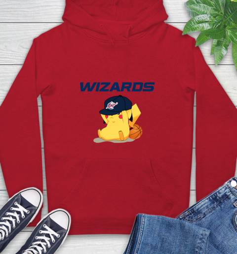 NBA Pikachu Basketball Sports Washington Wizards Hoodie 11 NBA Pikachu Basketball Sports Washington Wizards Hoodie - Image 11
