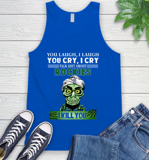 MLB Talk Shit About Colorado Rockies I Kill You Achmed The Dead Terrorist Jeffrey Dunham Tank Top 4