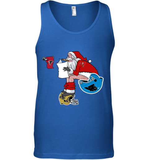 uxsn santa claus tampa bay buccaneers shit on other teams christmas unisex tank 17 front royal