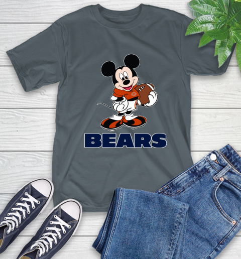NFL Football Chicago Bears Cheerful Mickey Mouse Shirt T-Shirt 7