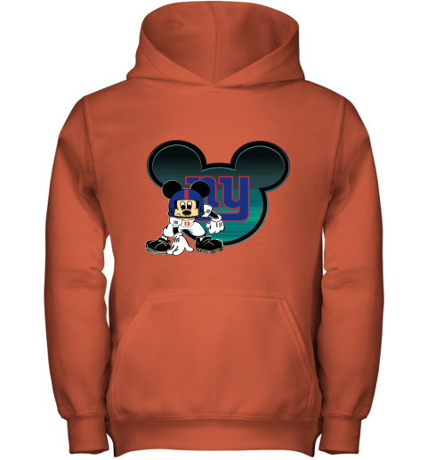 NFL New York Giants Mickey Mouse Disney Football T Shirt 0puMkVJBVZq youth hoodie 43 95 151514 front orange
