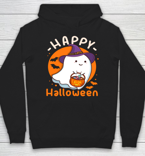 Happy Halloween Ghost Pumpkin Halloween Party Hoodie