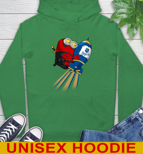 MLB Baseball Kansas City Royals Deadpool Minion Marvel Shirt Hoodie 8