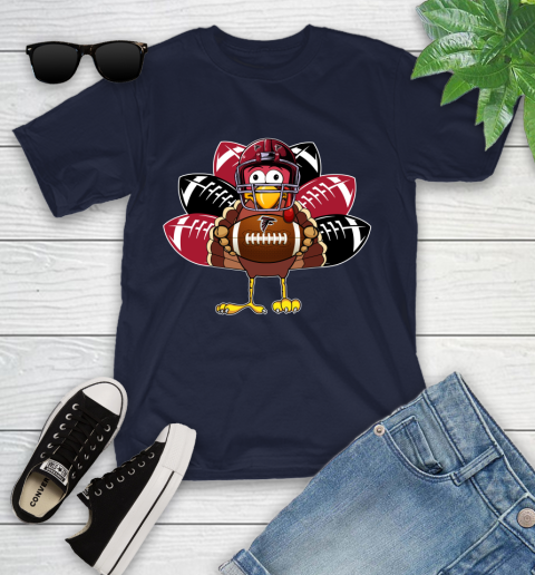 Atlanta Falcons Turkey Thanksgiving Day Youth T-Shirt 3