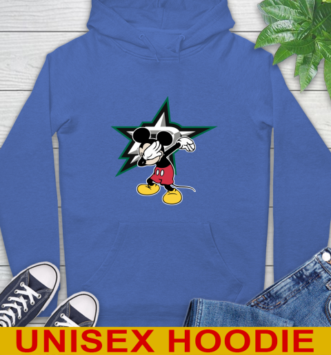 Dallas Stars NHL Hockey Dabbing Mickey Disney Sports Hoodie 9