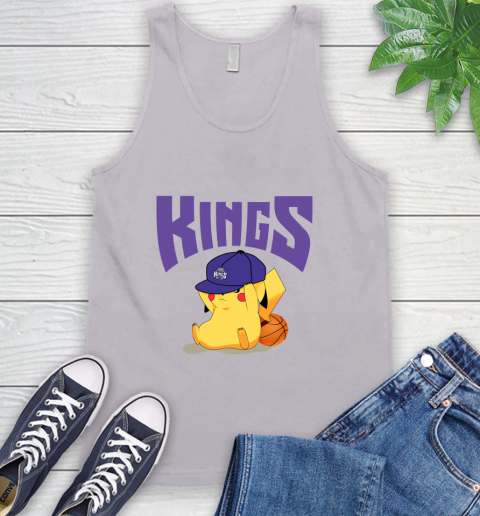 NBA Pikachu Basketball Sports Sacramento Kings Tank Top 4