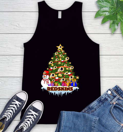 Washington Redskins Merry Christmas NFL Football Sports Tank Top 2