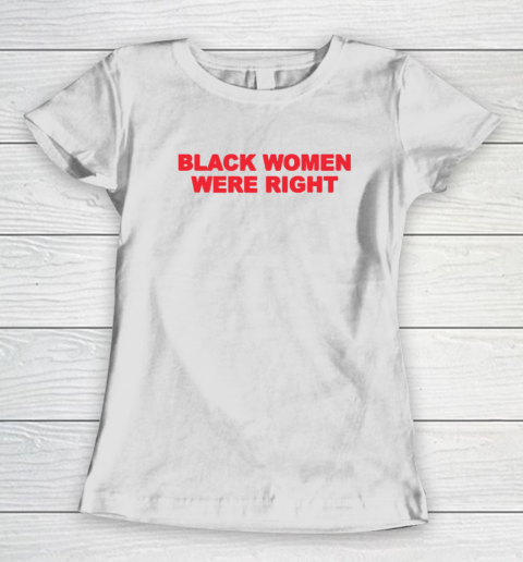 Black Women Wear Right Women's T-Shirt