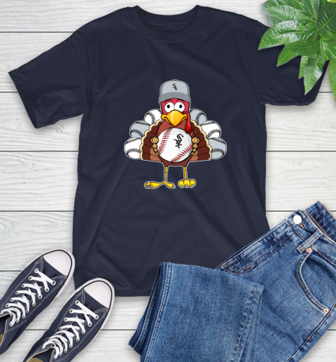 Chicago White Sox Turkey thanksgiving T-Shirt 4