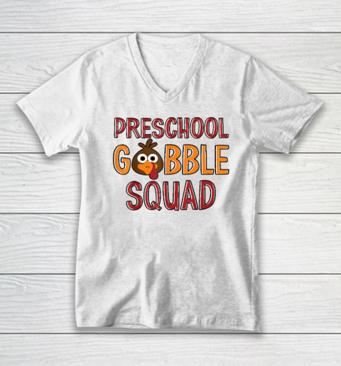 Preschool Gobble Squad V-Neck T-Shirt