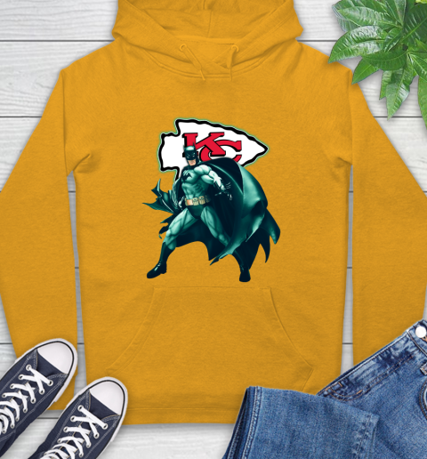 NFL Batman Football Sports Kansas City Chiefs Hoodie 3