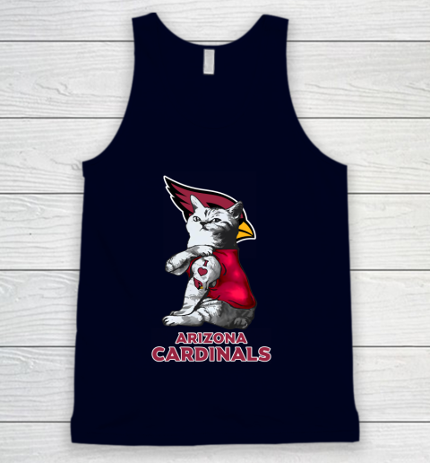 NFL Football My Cat Loves Arizona Cardinals Tank Top 2