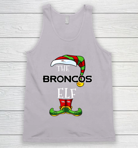 Denver Broncos Christmas ELF Funny NFL Tank Top 3