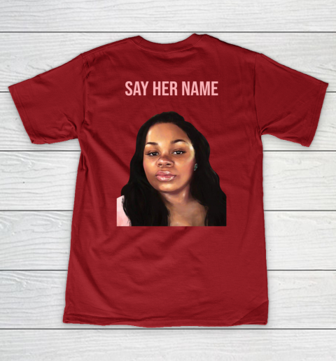 Arrest the cops who killed Breonna Taylor- Say Her Name Women's V-Neck T-Shirt 16