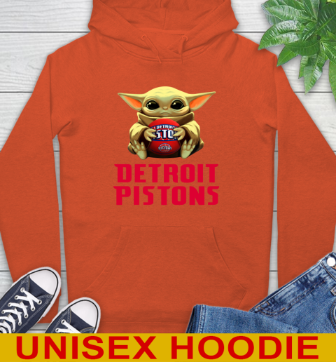 NBA Basketball Detroit Pistons Star Wars Baby Yoda Shirt 17