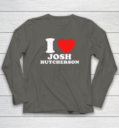 I Love Josh Hutcherson Long Sleeve T-Shirt 4
