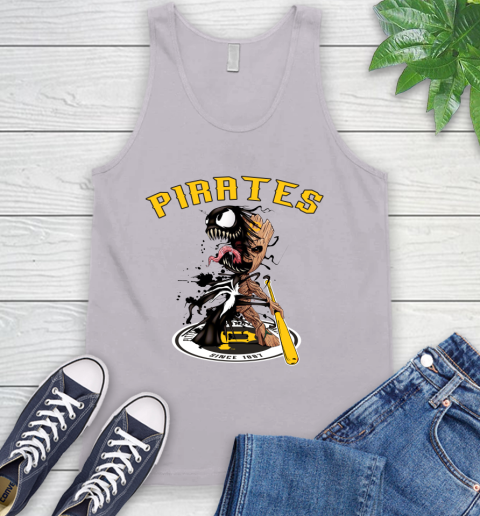 MLB Pittsburgh Pirates Baseball Venom Groot Guardians Of The Galaxy Tank Top 4