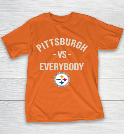 Pittsburgh Steelers Vs Everybody Youth T-Shirt 4