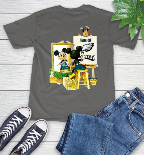 NFL Football Philadelphia Eagles Mickey Drawing Shirt 11