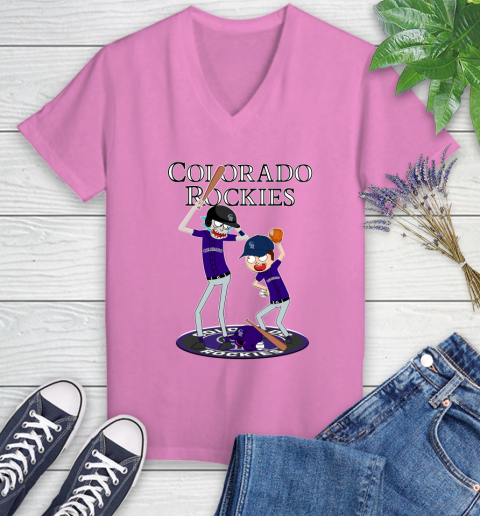 MLB Colorado Rockies Rick And Morty Baseball 90