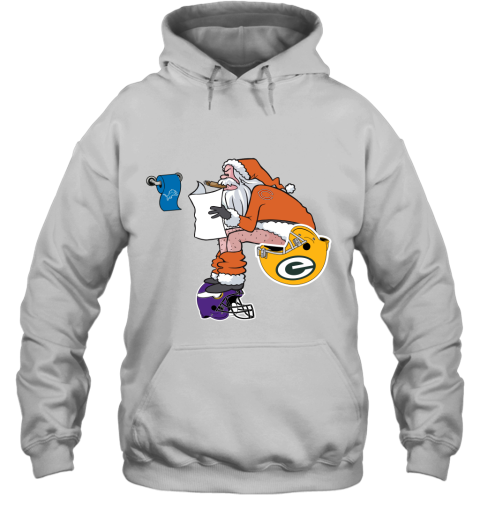 Santa Claus Chicago Bears Shit On Other Teams Christmas Hoodie