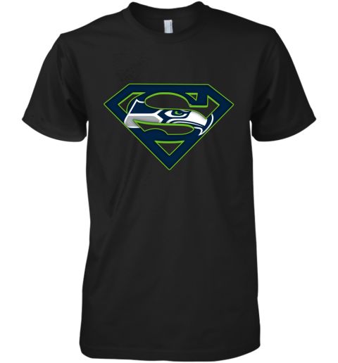 We Are Undefeatable The Seattle Seahawks x Superman NFL Premium Men's T-Shirt