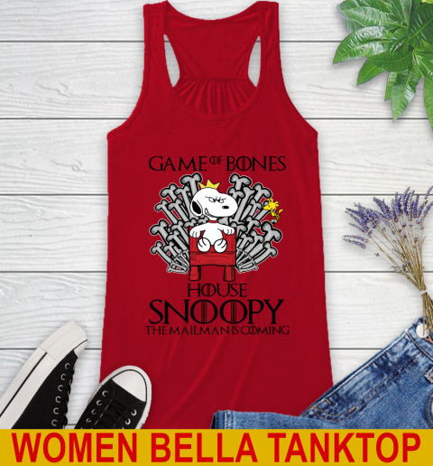 Game of bones house snoopy the mailman is coming tshirt 40
