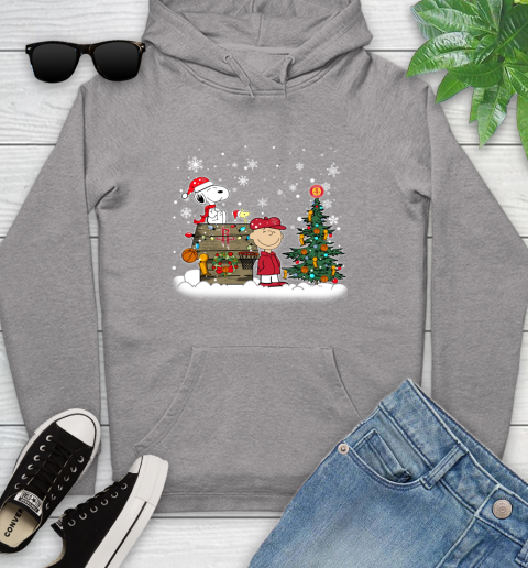 Houston Rockets NBA Basketball Christmas The Peanuts Movie Snoopy Championship Youth Hoodie 6