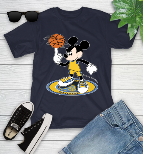 NBA Basketball Denver Nuggets Cheerful Mickey Disney Shirt Youth T-Shirt 4 NBA Basketball Denver Nuggets Cheerful Mickey Disney Shirt Youth T-Shirt - Image 4