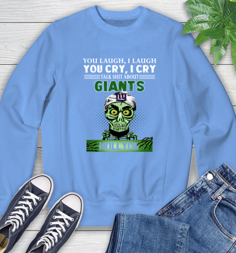 NFL Talk Shit About New York Giants I Kill You Achmed The Dead Terrorist Jeffrey Dunham Football Sweatshirt 11