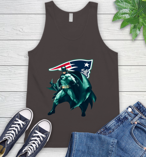 NFL Batman Football Sports New England Patriots Tank Top 7