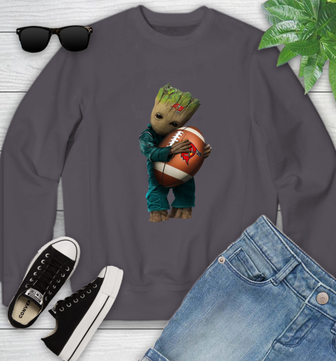 NFL Groot Guardians Of The Galaxy Football Sports Tampa Bay Buccaneers Youth Sweatshirt 6