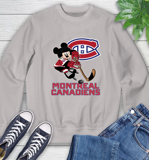 NHL Montreal Canadiens Mickey Mouse Disney Hockey T Shirt Sweatshirt 12