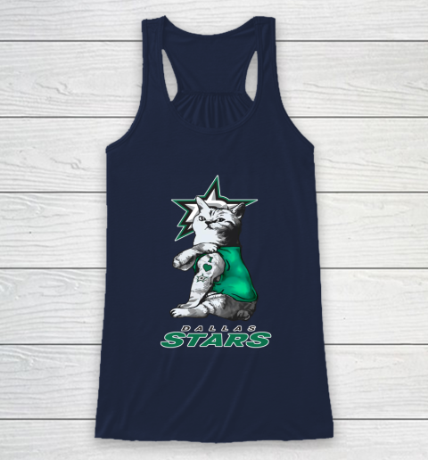 NHL My Cat Loves Dallas Stars Hockey Racerback Tank 8