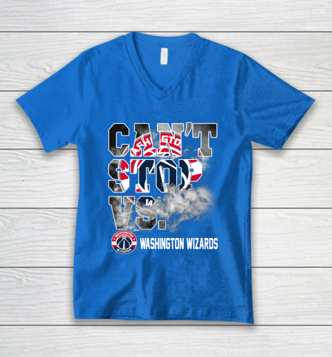 NBA Washington Wizards Basketball Can't Stop Vs V-Neck T-Shirt 5