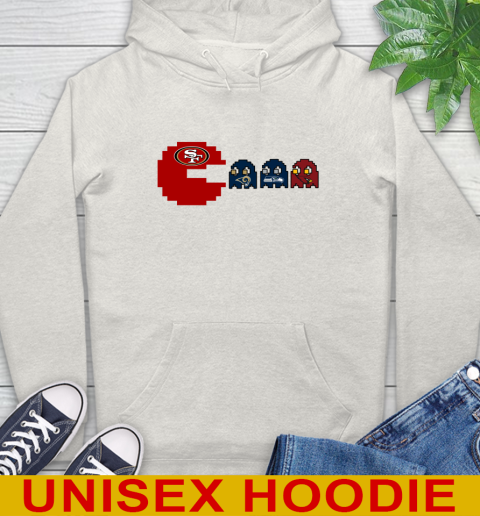 San Francisco 49ers NFL Football Pac Man Champion Hoodie 12