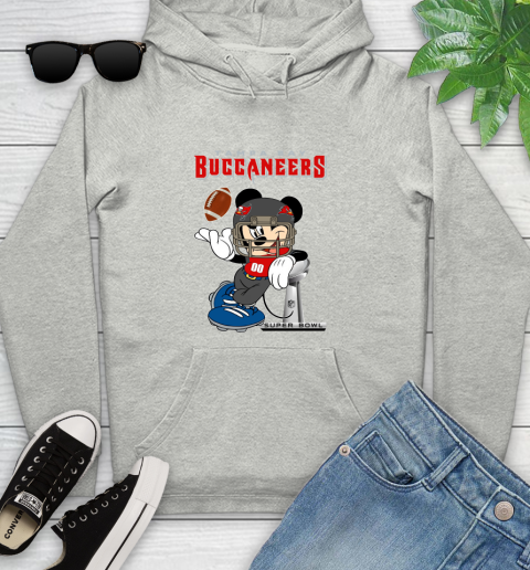 NFL Tampa Bay Buccaneers Mickey Mouse Disney Super Bowl Football T Shirt Youth Hoodie