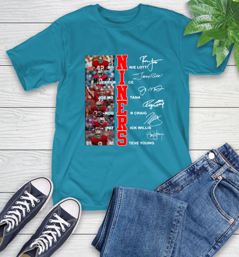 Niners Player Name And Signature San Francisco 49ers Shirts 10