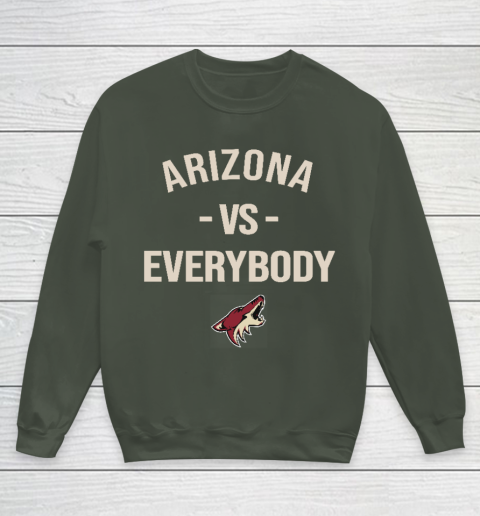 Arizona Coyotes Vs Everybody Youth Sweatshirt 8