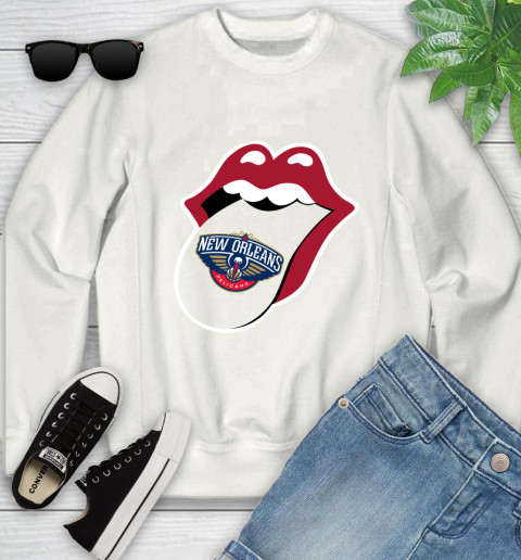 New Orleans Pelicans NBA Basketball Lips I Root For My Team Adoring Fan 115