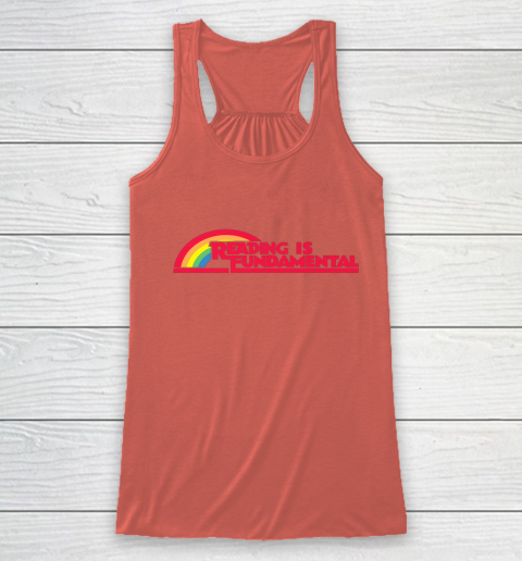 Reading Rainbow t shirt Reading is Fundamental Gay Rainbow Racerback Tank 2