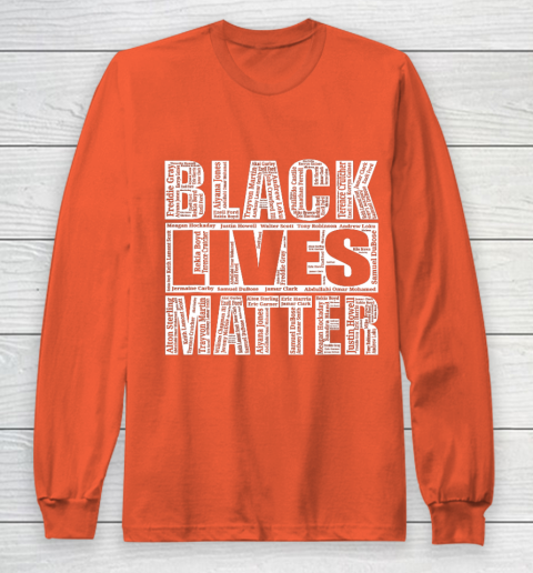 Blm shirt with names cheap