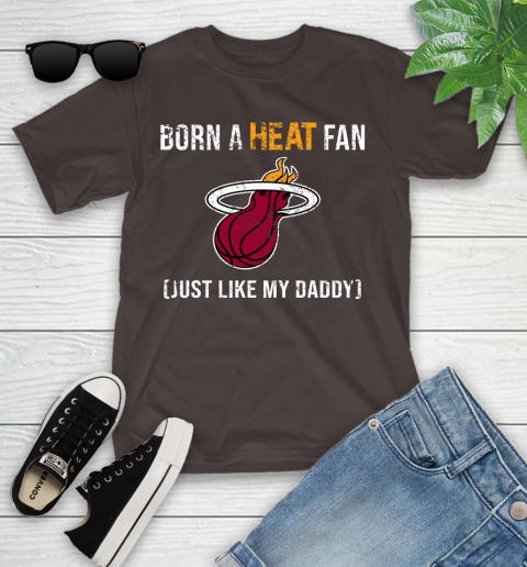 NBA Miami Heat Loyal Fan Just Like My Daddy Basketball Shirt Youth T-Shirt 7 NBA Miami Heat Loyal Fan Just Like My Daddy Basketball Shirt Youth T-Shirt - Image 7