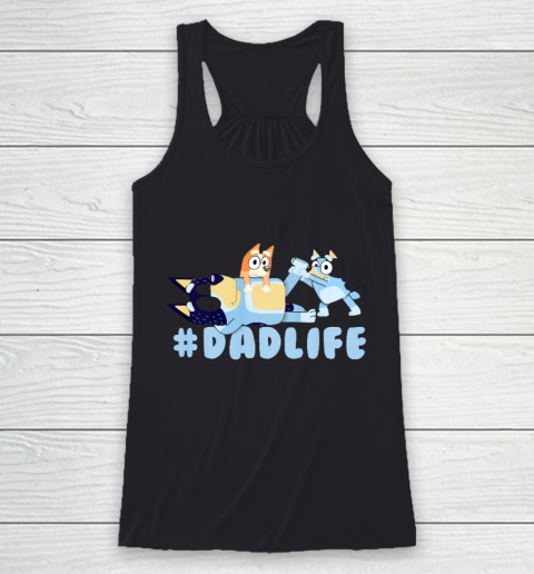 Family B luey birthday mother s father s day Racerback Tank