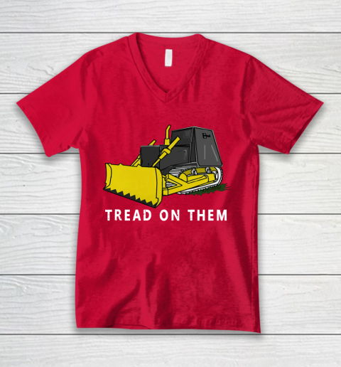 Killdozer T Shirt Tread On Them V-Neck T-Shirt 6