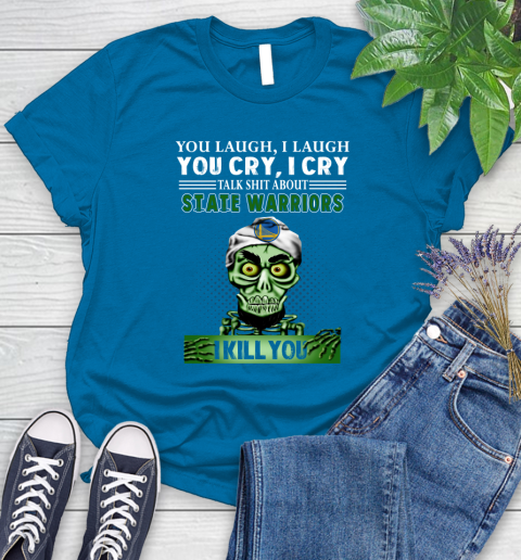 NBA Talk Shit About Golden State Warriors I Kill You Achmed The Dead Terrorist Jeffrey Dunham Basketball Women's T-Shirt 10