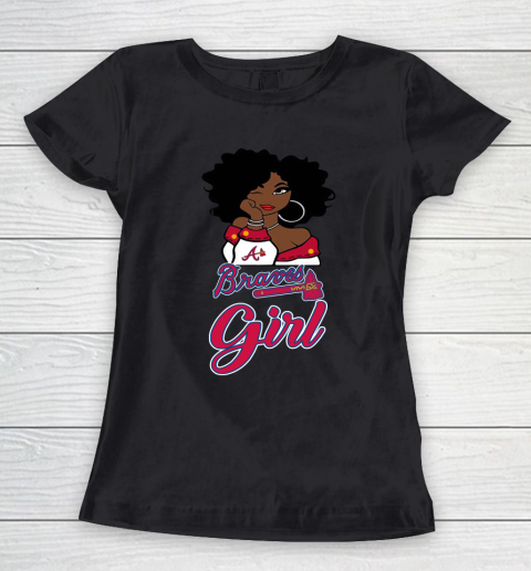 Atlanta Braves Girl MLB Women's T-Shirt 2
