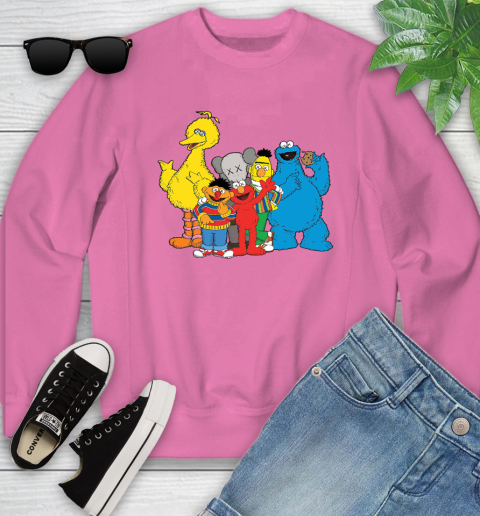 Kaws X Sesame Street UT Hoodie Tee For Sports